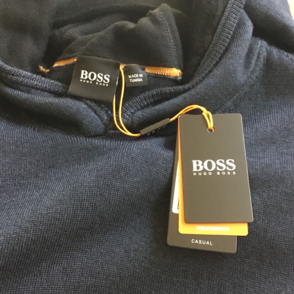 NEW Hugo Boss Men’s Kapuko Regular Fit Virgin Wool  Sweater - Picture 8 of 14